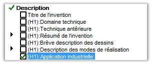 Application industrielle